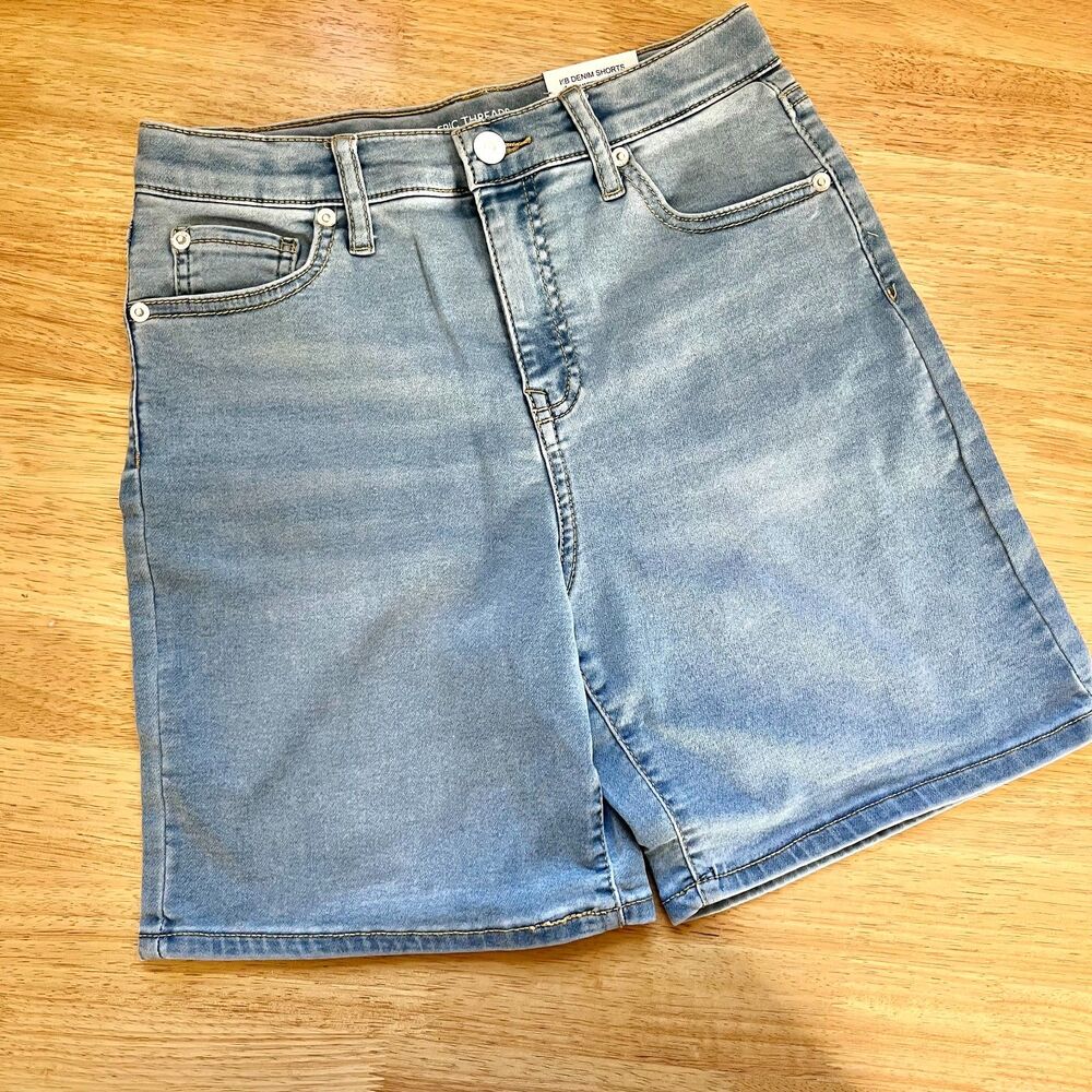 Epic Threads Straight Fit Denim Shorts Size 12